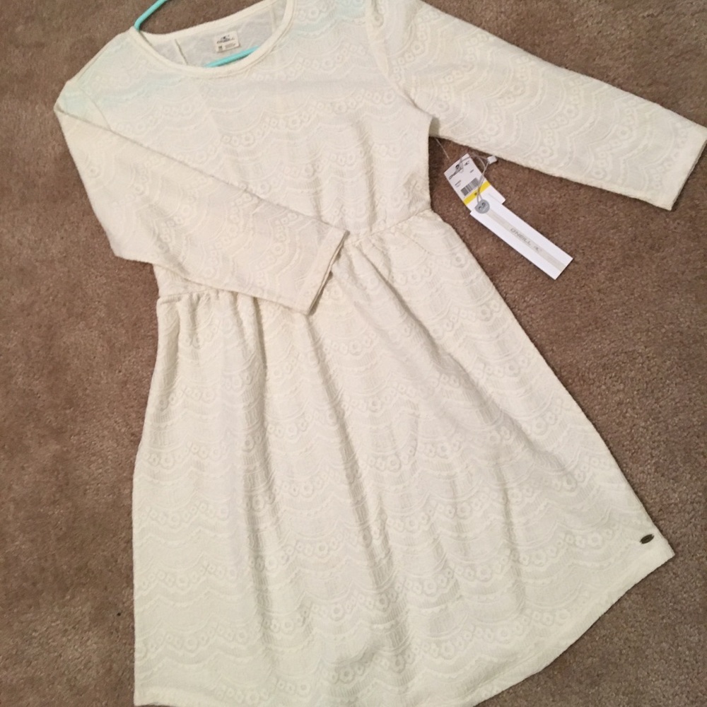 Brand new white lace O’Neill  dress